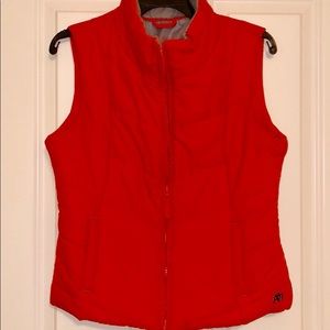Aeropostale Orange Zip Up Vest